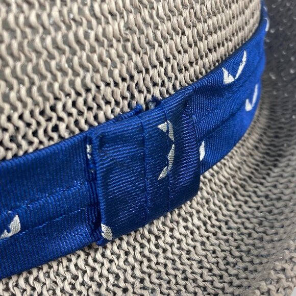 FENDI hat bucket hat bob hat monster Mesh Summer Hat paper gray/blue - Picture 4 of 9